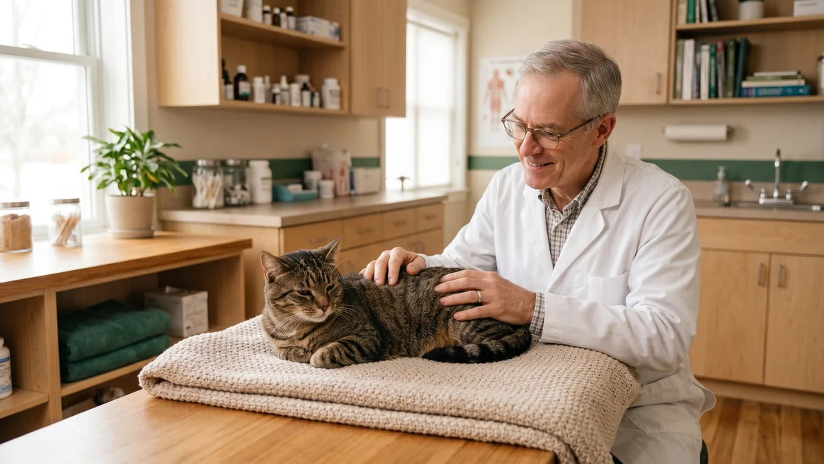 Consulta veterinaria para gatos en Providencia — Bable Pet, Dr. Jorge Lean Fear Free